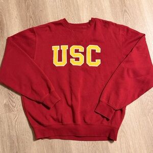 Team Trojan Unisex USC Red Crewneck Sweater